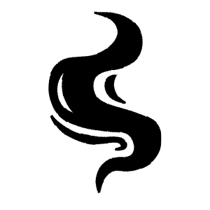 Abstract steam swirl icon illustrating the CozySlip ritual – transforming daily tea drinking into an emotional journey of calm, focus, or joy.