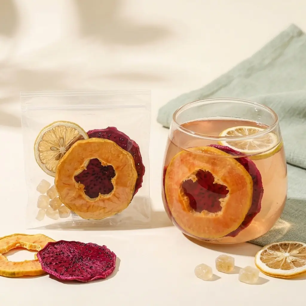 Papaya Dragonfruit Glow fruit infusion